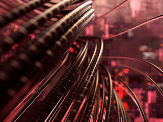 Kabel in Serverraum