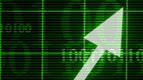 Arrow graph going up