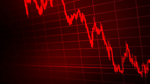 Financial data analysis graph, forex/stock chart trading backgro