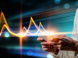 Business and innovation concept . Mixed media