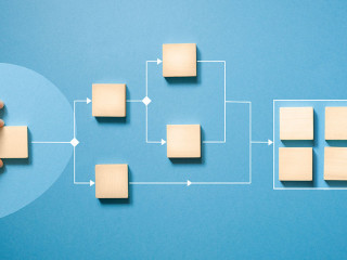 business process automation. flowchart, concept of analysis and optimization of workflows