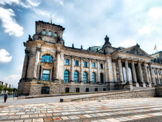 Magnificence of Reichstag building, Berlin - Germany