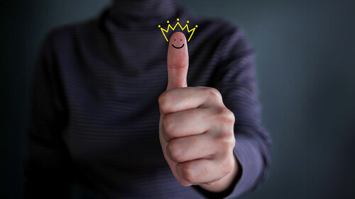 Customer Experience Concept, Best Excellent Services Rating for