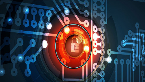 Cyber security and information or network protection. Future tec