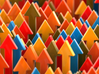 Arrows up Background