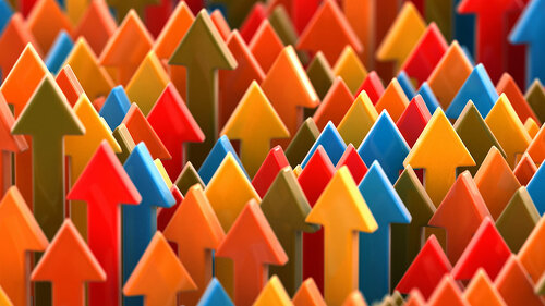 Arrows up Background