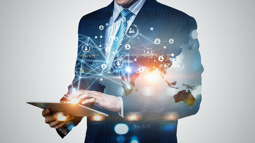 Connection technologies in business . Mixed media