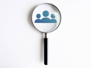 lente di ingrandimento, colloquio di lavoro, risorse umane, riun