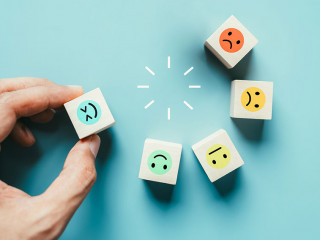 Level of mental health assessment max positive. Thinking boost energy or fresh wellness emotion with bar, child wellness,world mental health day lifestyle of life concept.