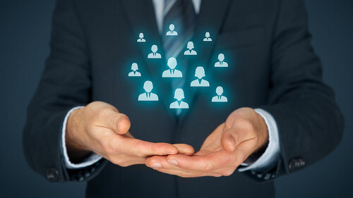 Customer care and management concept