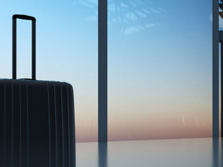 Suitcase in the Airport