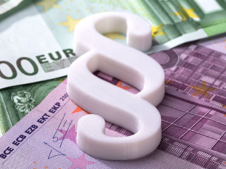 Paragraph Symbol On Euro Banknotes