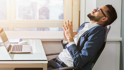 Businessman Relaxing