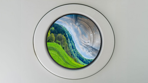 Symbolbild Greenwashing - Symbol image Greenwashing