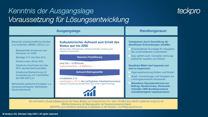 Gutachten zur Altersvorsorge in Deutschland