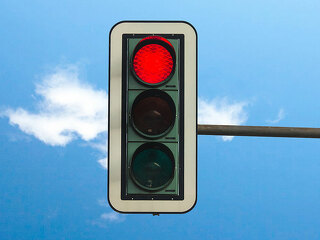 Rot an der Ampel