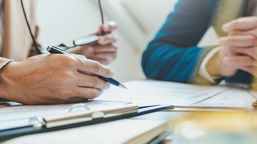 Lawsuit and justice concept, Lawyer working with partner at law