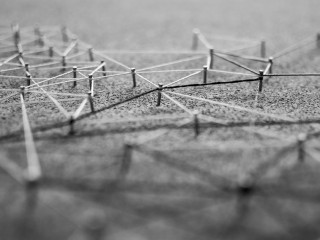 Background. Abstract concept (idea) of network, social media, in