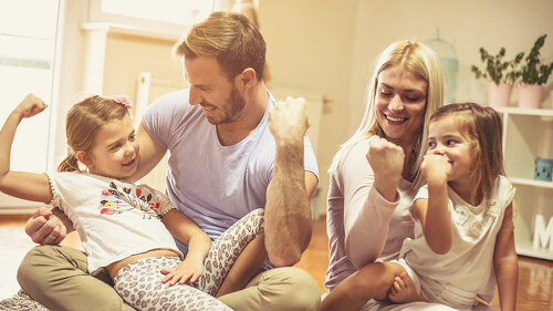 We are a strong and happy family.