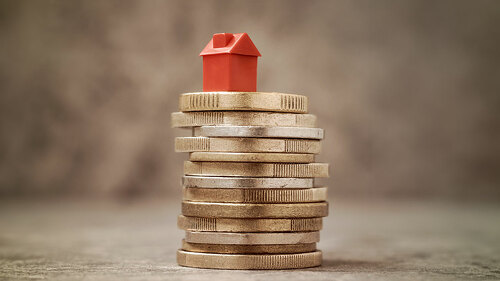 Property Investment or House Mortgage Concept