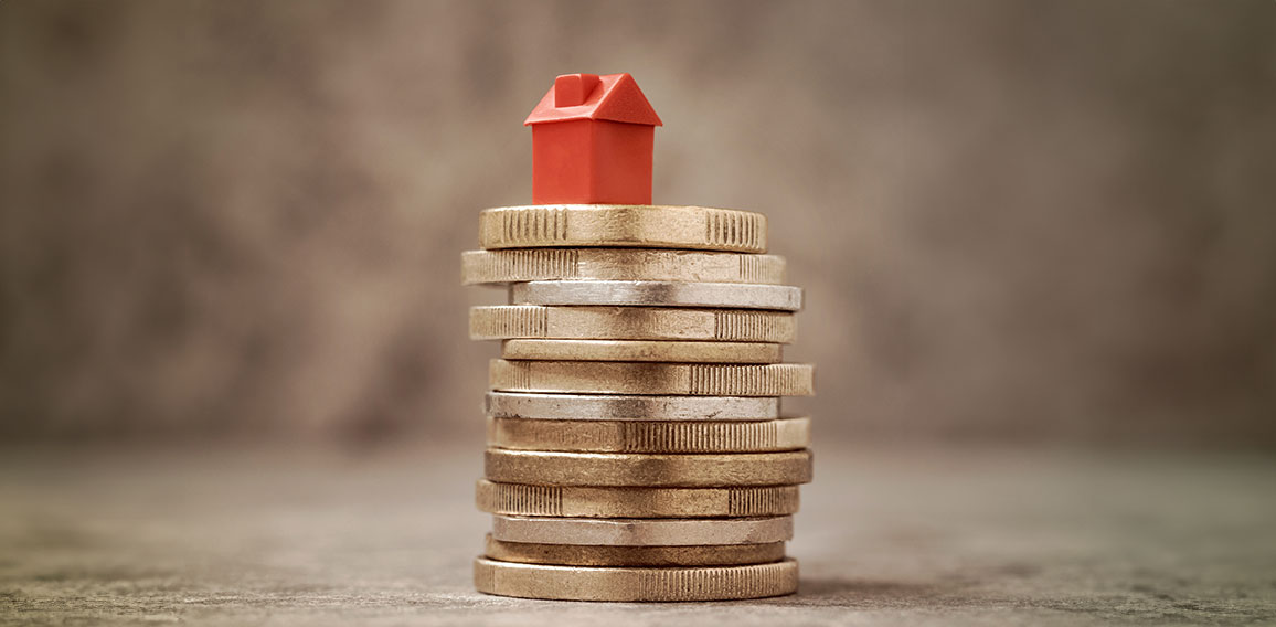 Property Investment or House Mortgage Concept