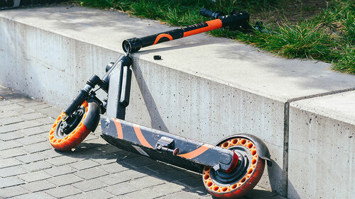 Broken scooter, Oslo, Norway
