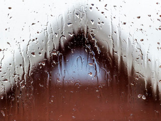 View in rainy weather