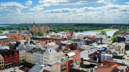 Schwerin city view