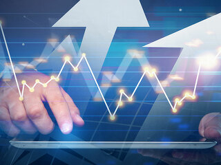 Technology and finance concept