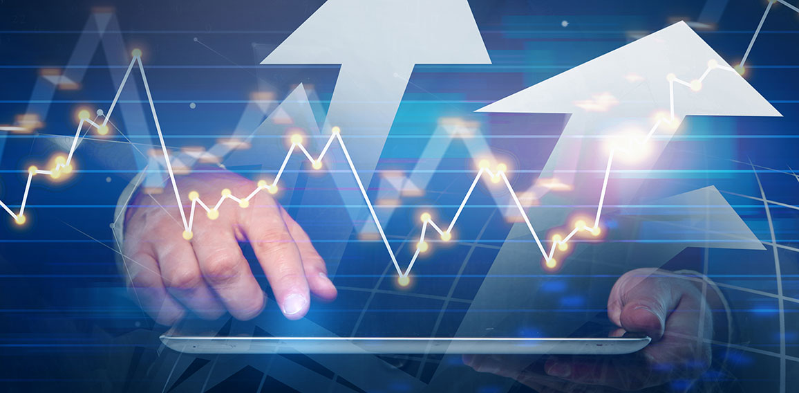 Technology and finance concept