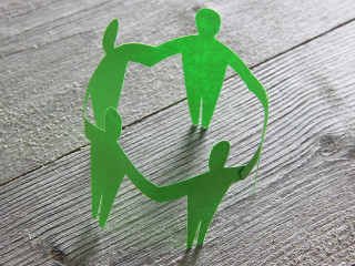 Zusammenhalt, Gemeinsamkeit, Solidarität - Konzept