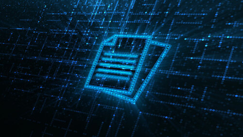 Document Management Data System Business Technology Concept