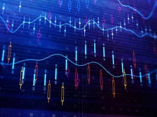 Abstract forex background