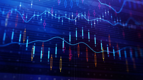 Abstract forex background