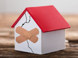 Buy Or Rent Text With Question Mark On Model House