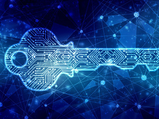 2d digital abstract technology digital future cyber security key