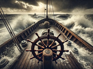 'Schwere See' - heißt es für den deutschen Mittelstand: Inflation, Fachkräftemangel und Bürokratie belasten. Doch es gibt auch Hoffnungsschimmer am Horizont. (Symbolbild)