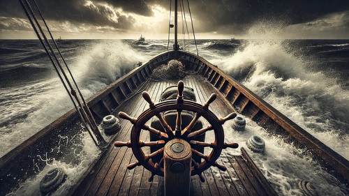 'Schwere See' - heißt es für den deutschen Mittelstand: Inflation, Fachkräftemangel und Bürokratie belasten. Doch es gibt auch Hoffnungsschimmer am Horizont. (Symbolbild)