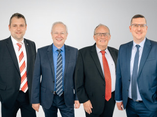 Vorstand der VEMA v.l.n.r.: Dr. Johannes Neder, Andreas Brunner, Hermann Hübner und Thomas Hirsch