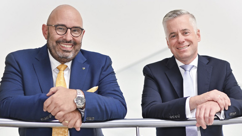 Michael Schillinger (l.), Vertriebsvorstand, und Andreas Bahr, Bereichsleiter Maklerorganisation, INTER Versicherungsgruppe