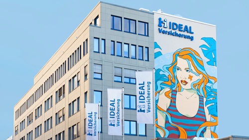 Das Hauptverwaltung der IDEAL in Berlin; unweit vom Checkpoint Charlie.