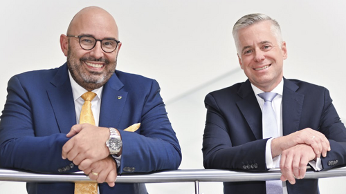 Michael Schillinger (l.), Vertriebsvorstand, und Andreas Bahr, Bereichsleiter Maklerorganisation, INTER Versicherungsgruppe