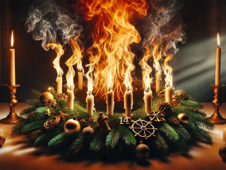 Weihnachten bringt nicht nur Besinnlichkeit, sondern auch Brandgefahr.