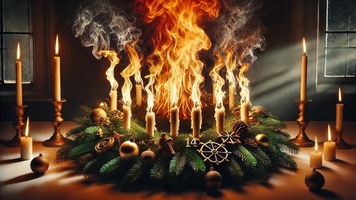 Weihnachten bringt nicht nur Besinnlichkeit, sondern auch Brandgefahr.