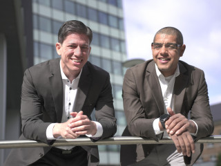 Die beiden Geschäftsführer der DEMV: Karsten Allesch und Fabian Fritz.