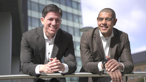 Die beiden Geschäftsführer der DEMV: Karsten Allesch und Fabian Fritz.