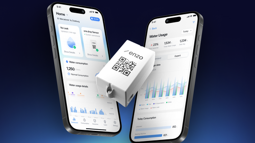 Das Start-Up Enzo und die INTER Versicherung kooperieren, um Leitungswasserschäden frühzeitig zu erkennen.