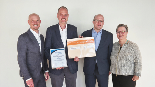 (v.l.n.r.) Per Protoschill, Marc Biffart, Nils Keller, Dr. Henriette Meissner