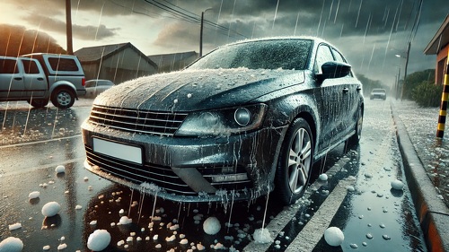 Hagel bleibt ein wetterbedingter Risikofaktor, der Kunden wie Versicherer gleichermaßen fordert.