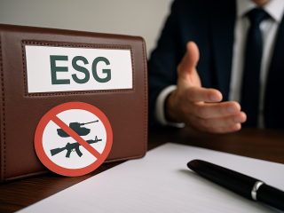 Konventionelle Rüstung als nachhaltige Geldanlage? Eine deutliche Mehrheit der Vermittler sagt Nein.